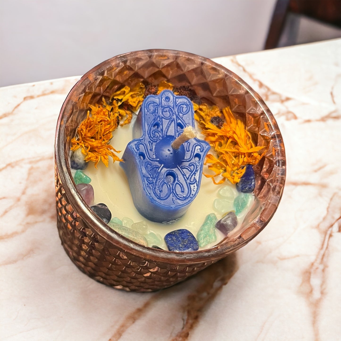 Third eye chakra candle