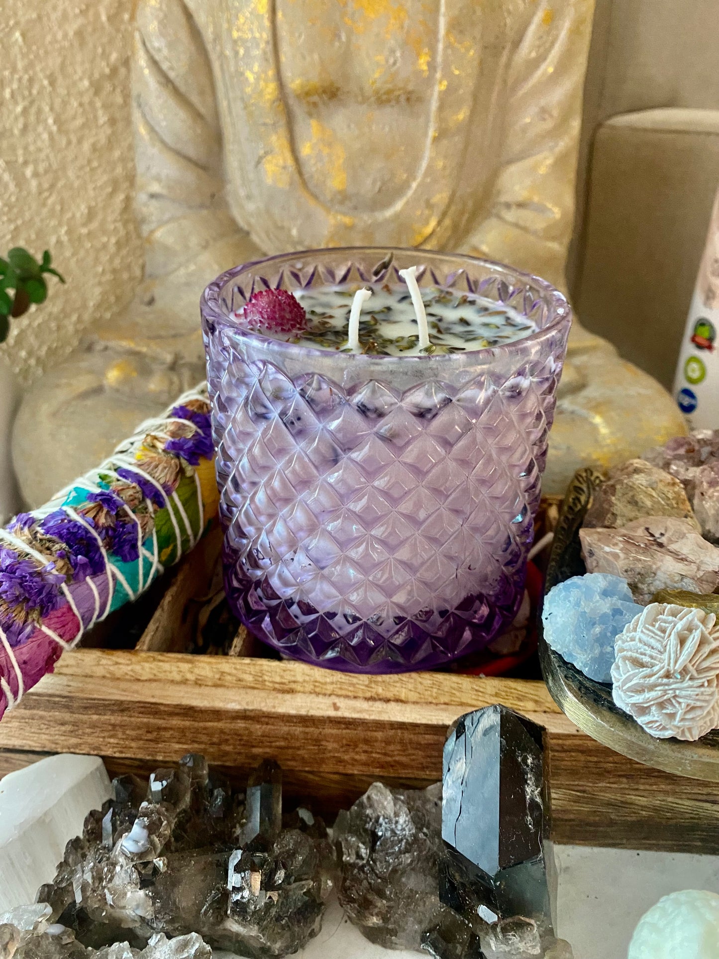 10oz Purple luxury Candle