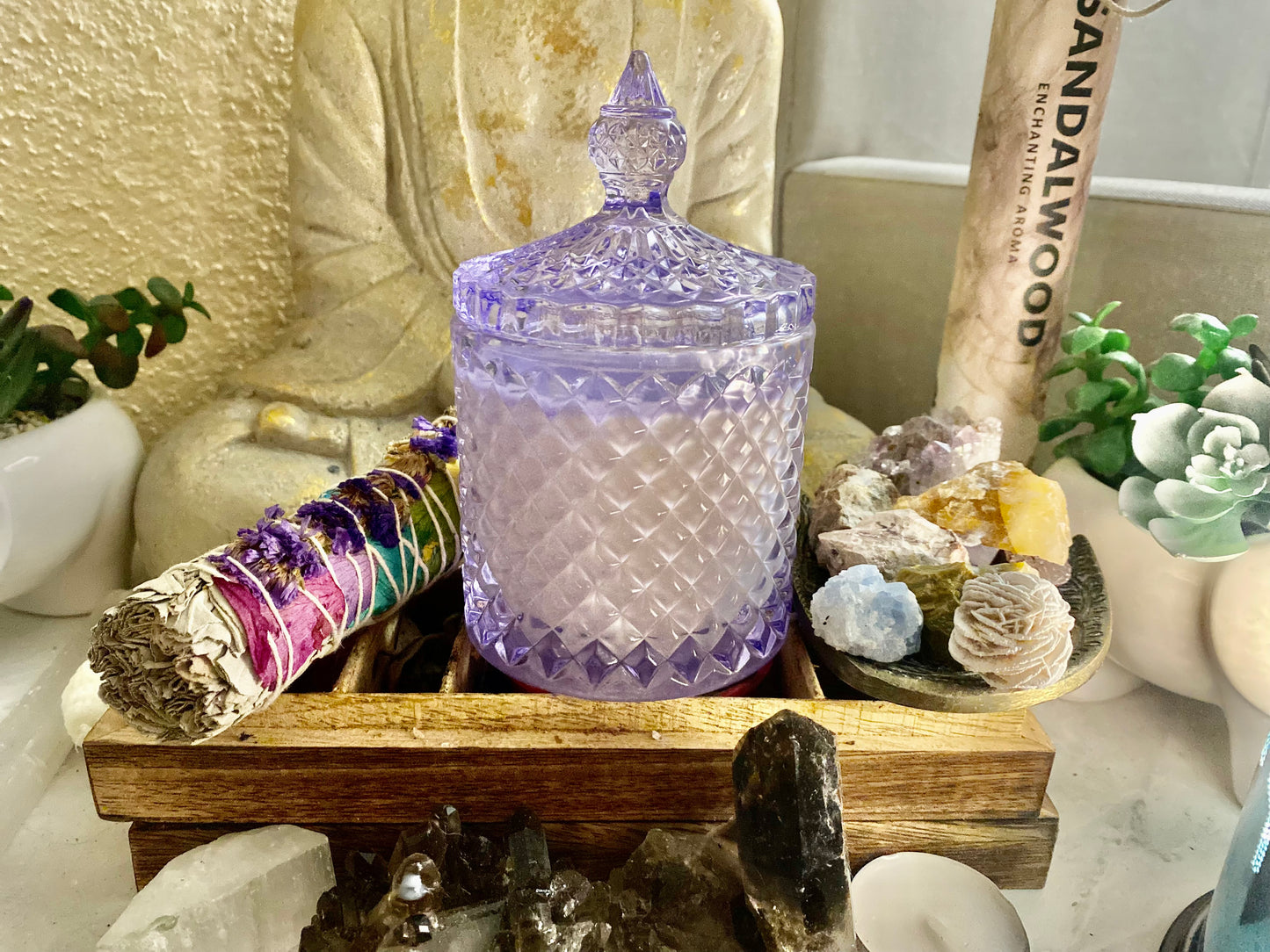 10oz Purple luxury Candle