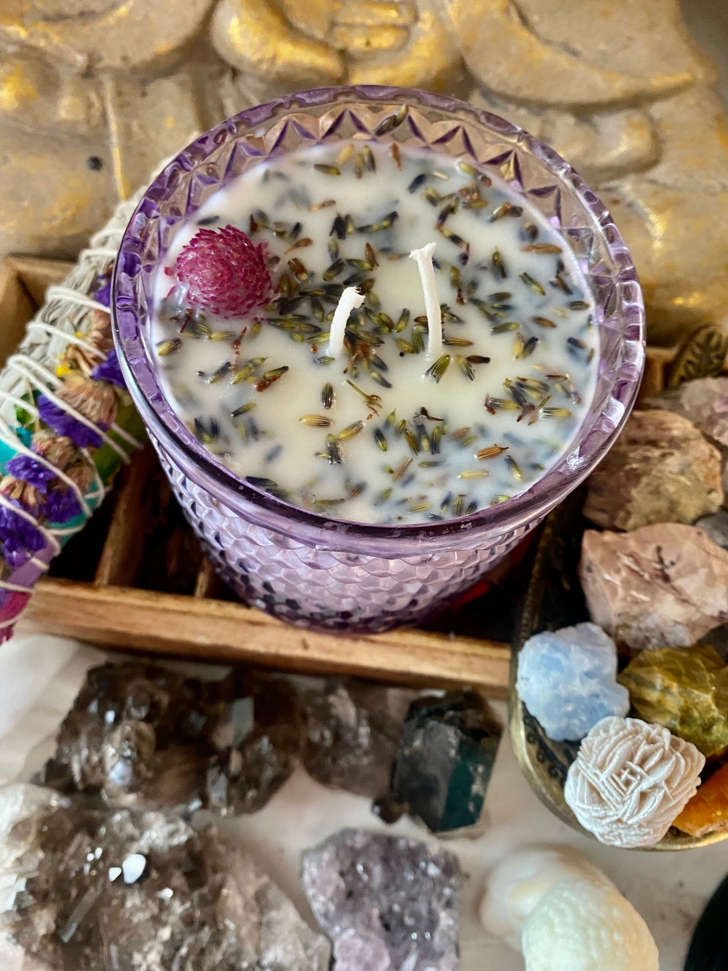 10oz Purple luxury Candle