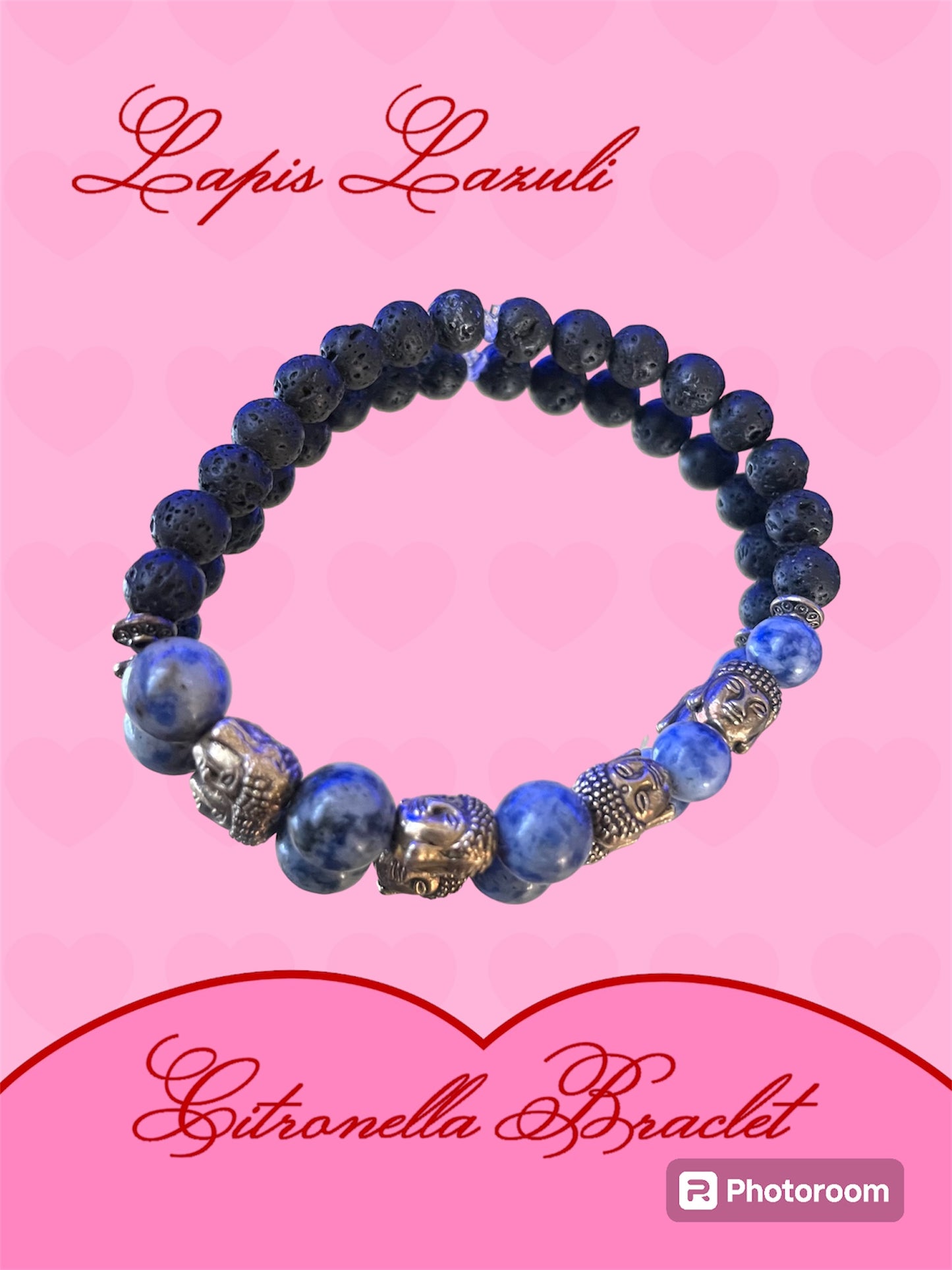Lapis Lazuli citronella bracelet