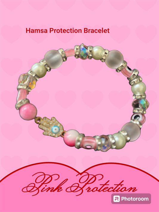 Pink Protection Bracelet