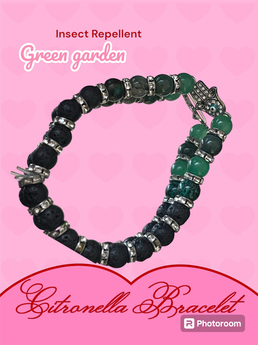 Green Garden Citronella Bracelet