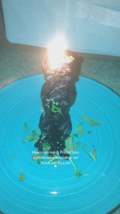 Hex reversal, removal, and protection candle