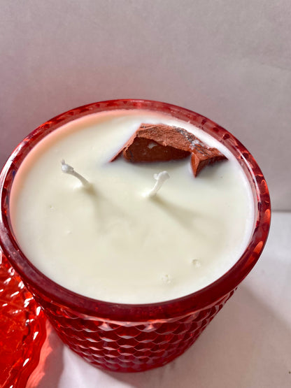 Red Jasper 10oz Luxury  Candle