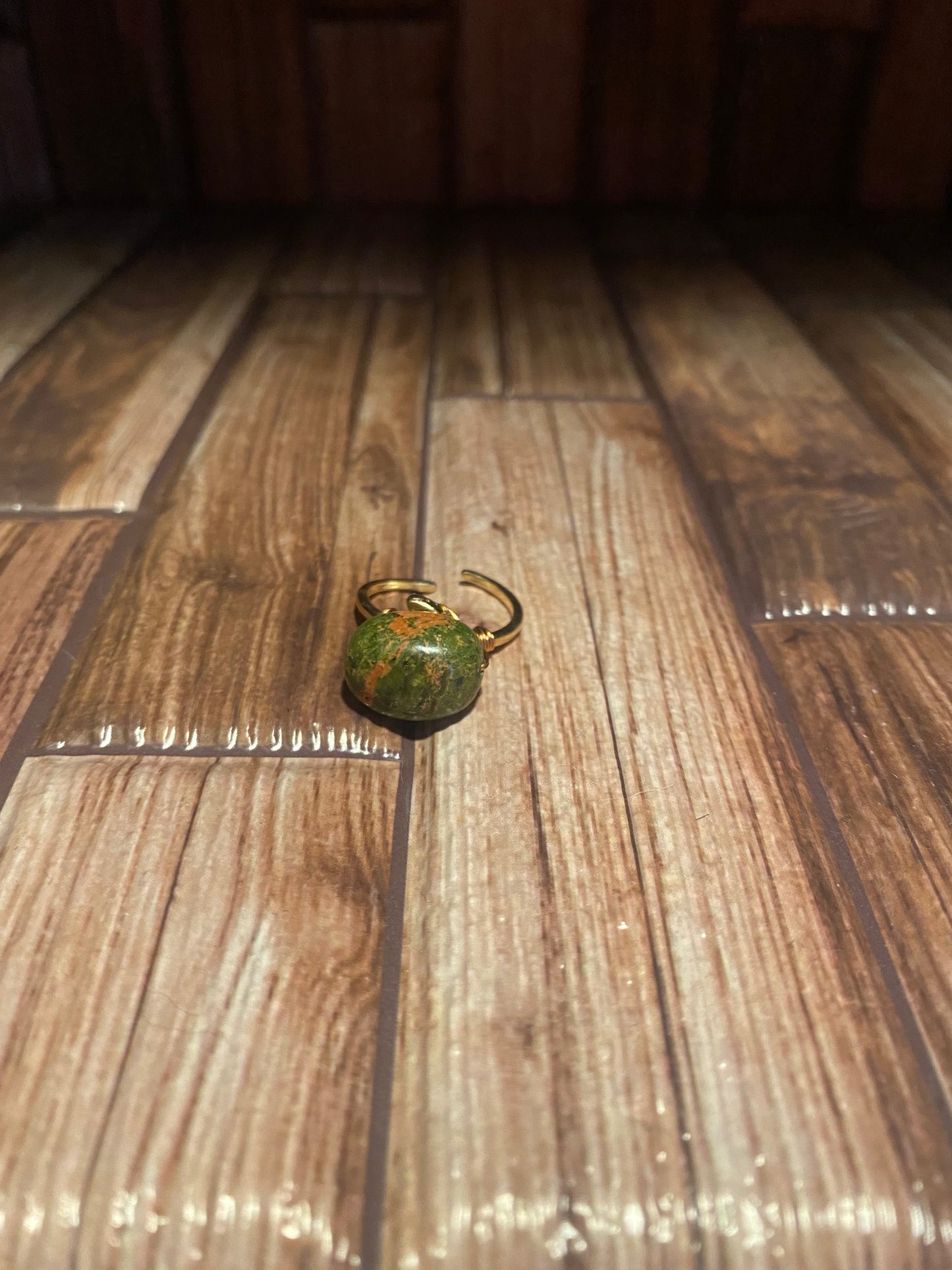Unakite  Ring