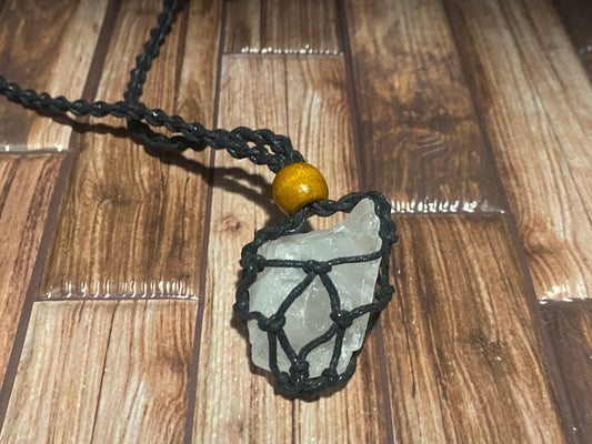 Clear Quartz Rope Necklace