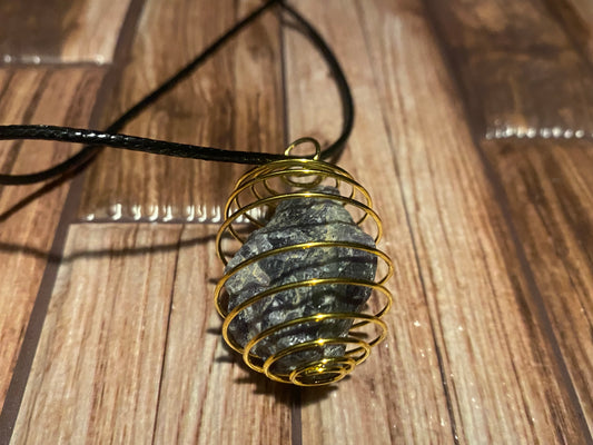Amethyst Cage Necklace