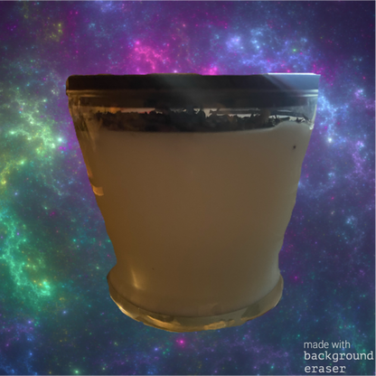 Moon Charged Intention and manifestation candle with wooden lid
