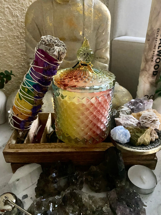 Rainbow Luxury Candle 🕯