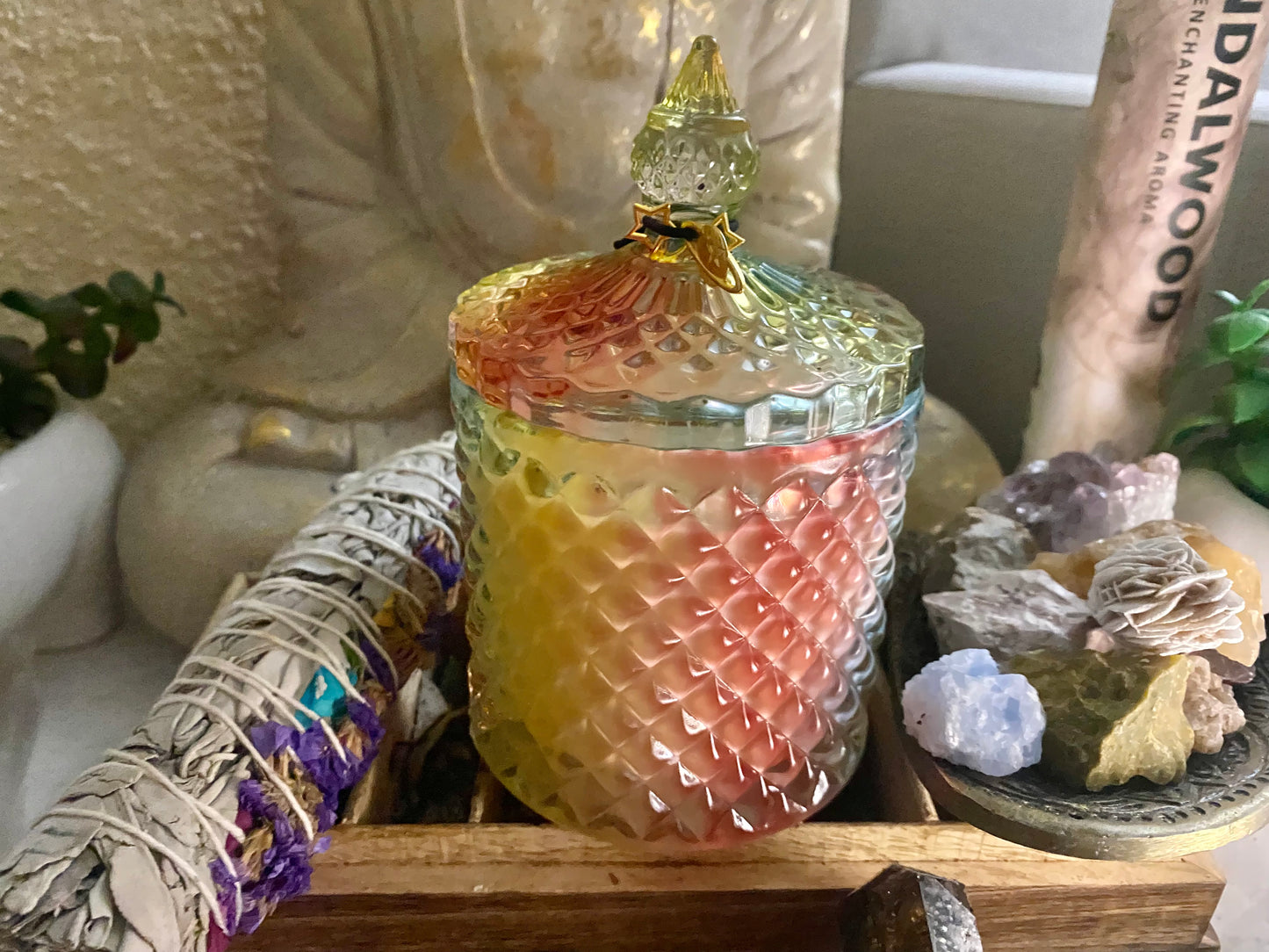 Rainbow Luxury Candle 🕯