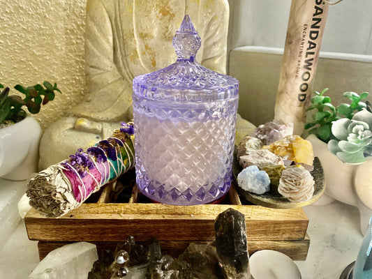 10oz Purple luxury Candle